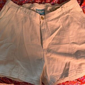 Big Bud Press White Work Pants Shorts